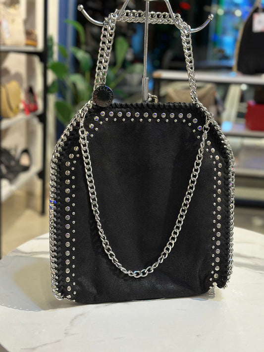 Studded Chain Tote Bag -stella inspired-jambo size