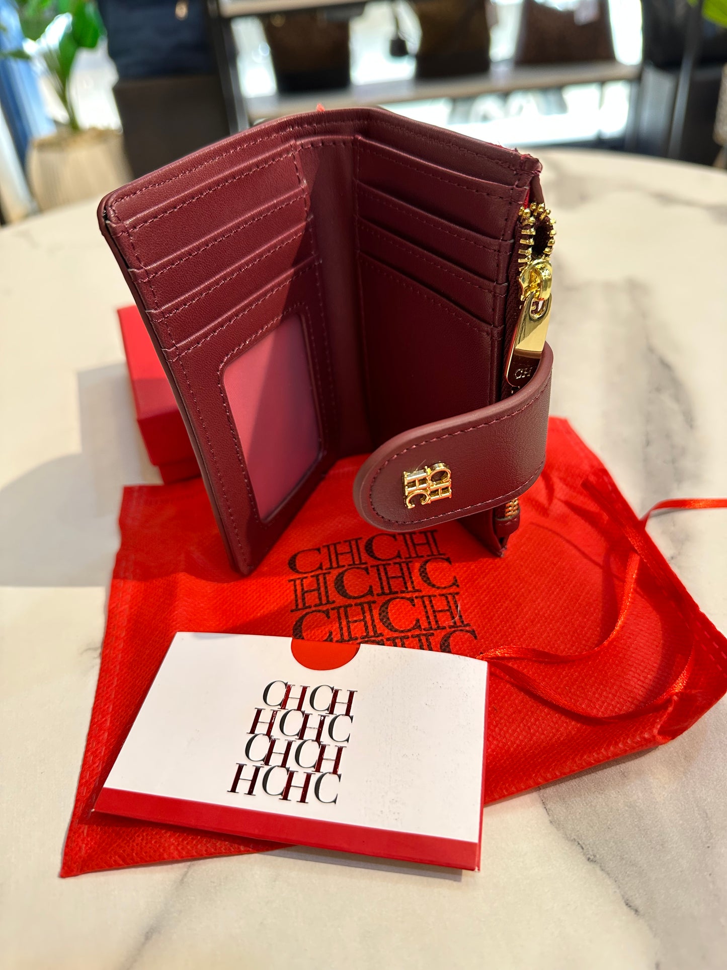 Carolina Herrera 2 Wallet with box