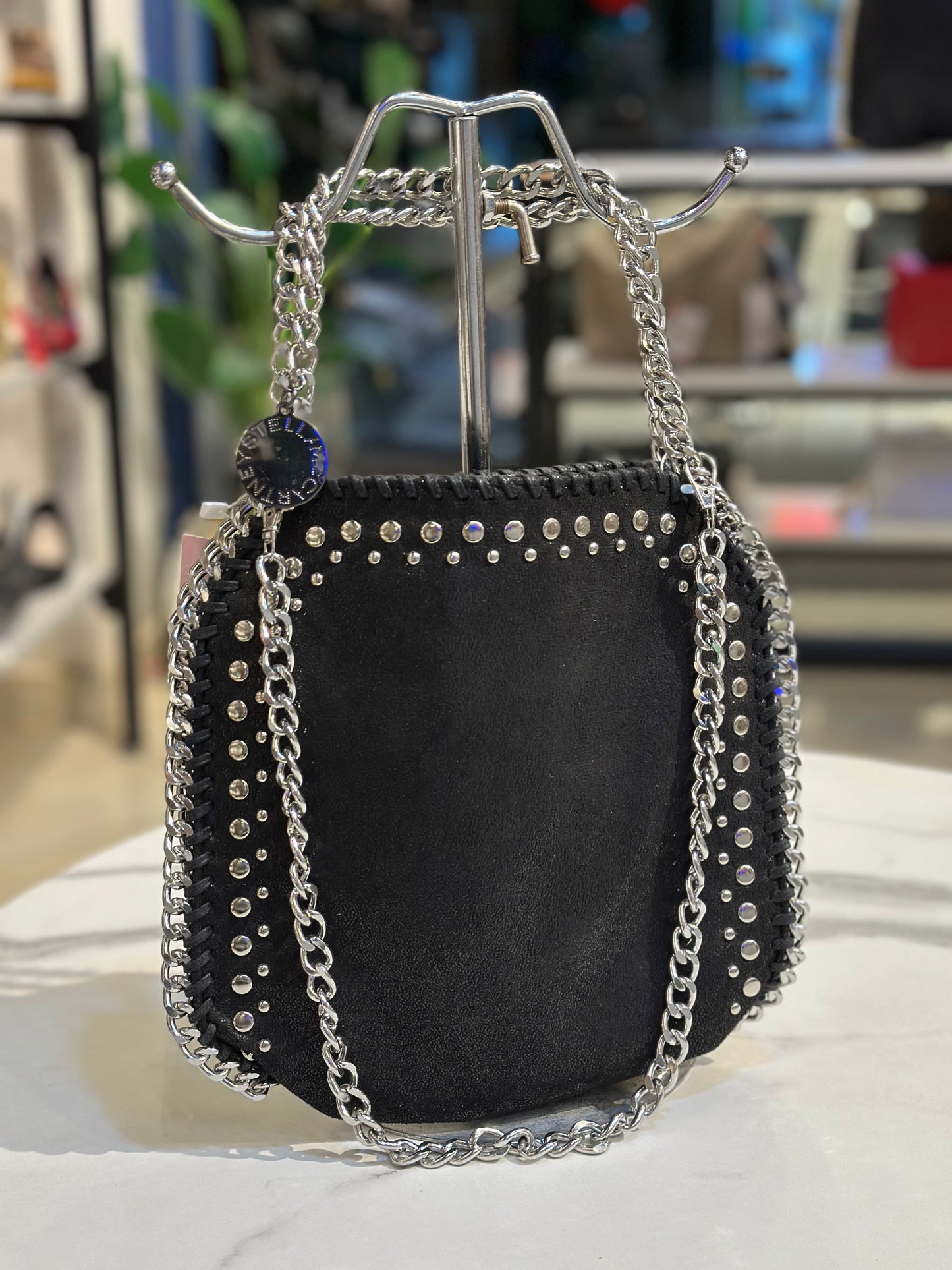 Studded Chain Tote Bag -stella inspired-small size