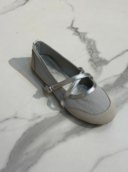 Sparkle Fabric Ballet Flats