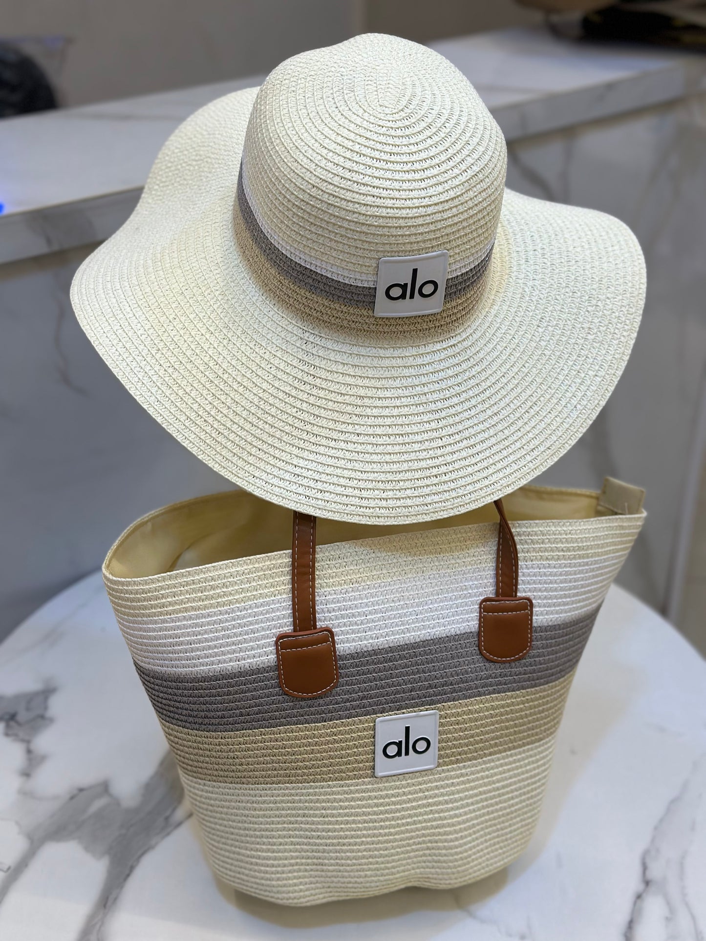 Summer Escape Beach Bag & Hat Set