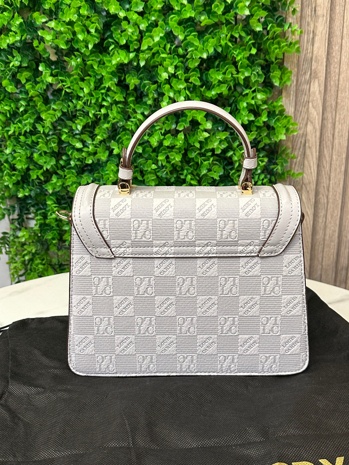 Louis Cardy Monogram Flap Crossbody Bag