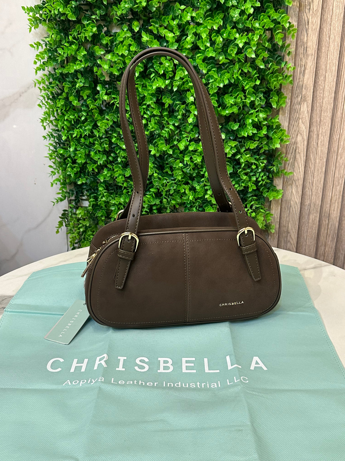 Chrisbella Oval Shoulder Bag