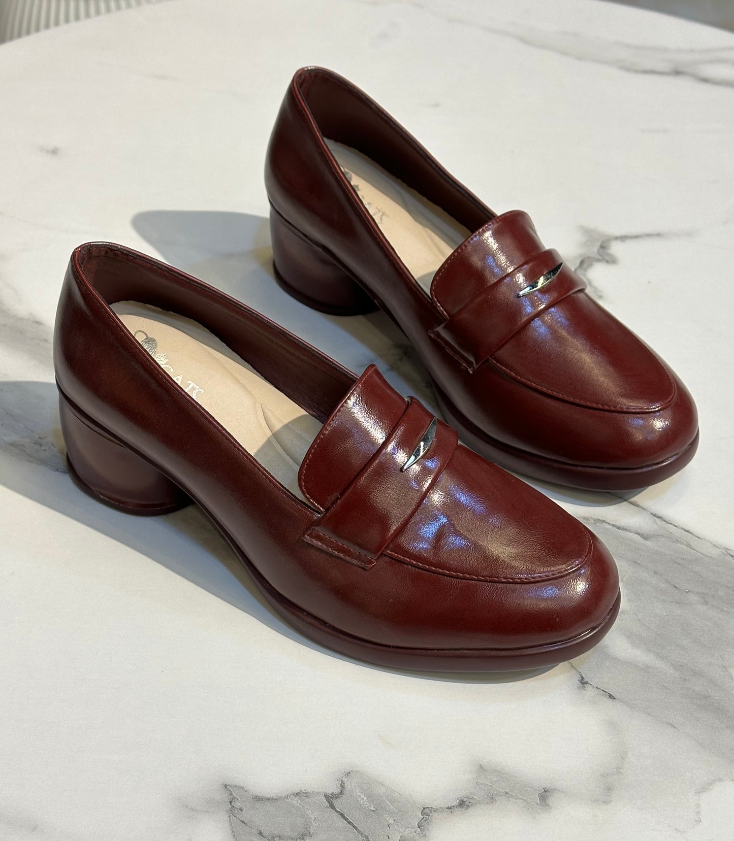 Classic Block Heel Loafer