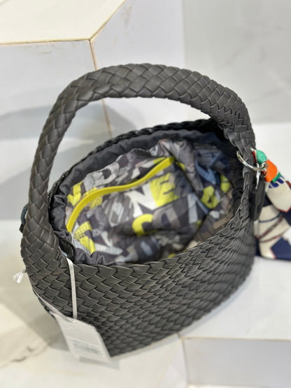 David Jones Braided Leather Bag