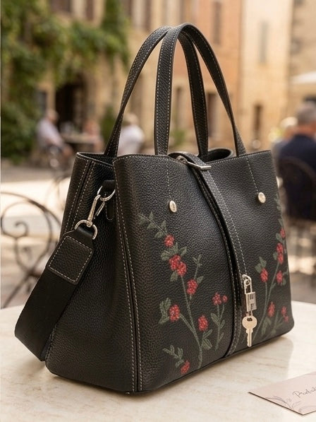 Flory Leather Handbag