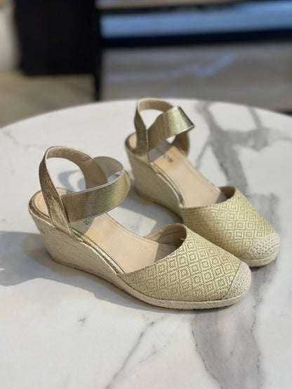 Woven Wedge Sandal