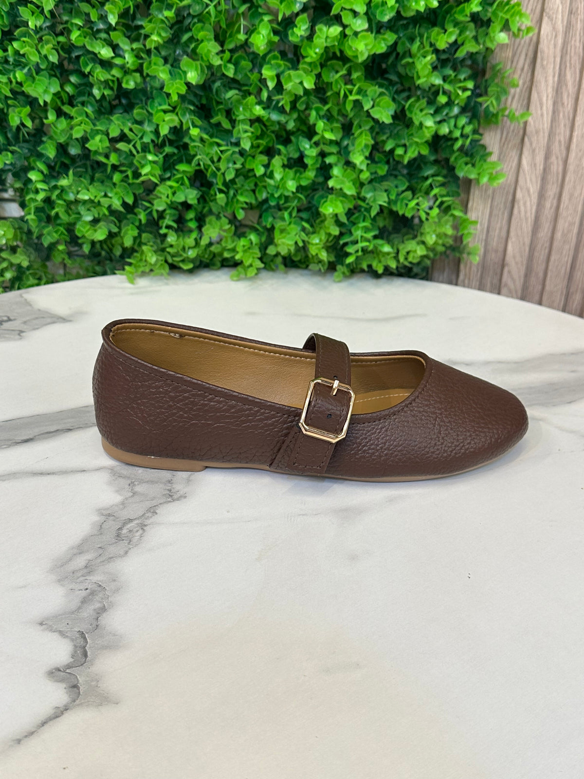 Mary Jane Buckle Flats