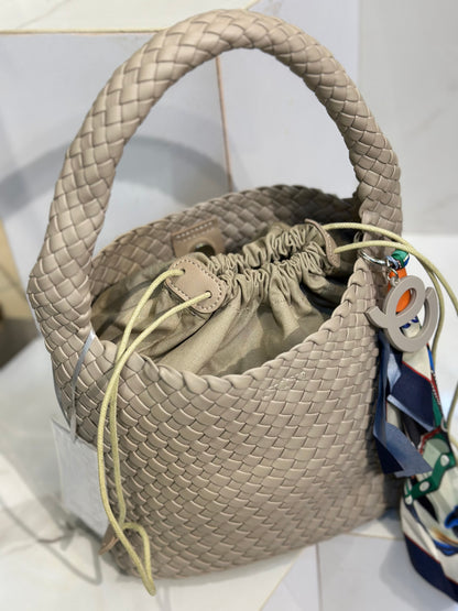 David Jones Braided Leather Bag