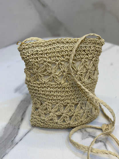 Women’s Summer Straw Crossbody Bag