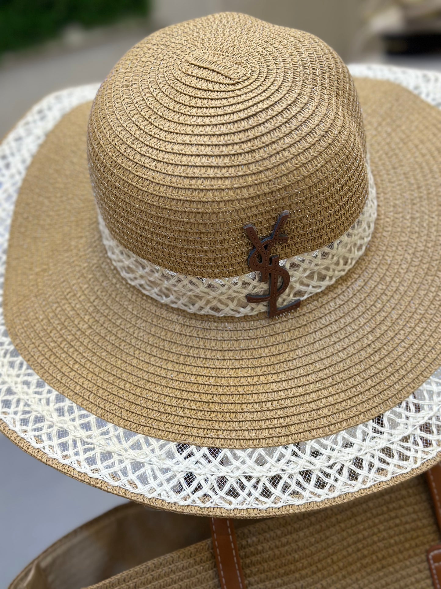 Coastal Chic Straw Tote & Hat Set