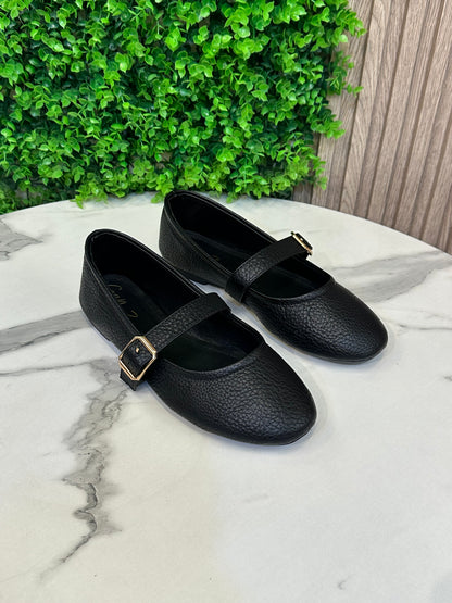 Mary Jane Buckle Flats