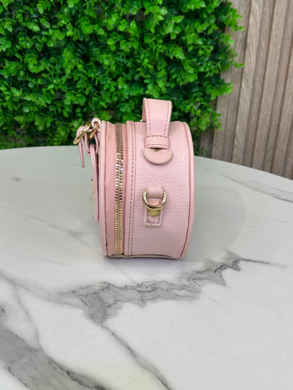 Mini Round Monogram Crossbody Bag