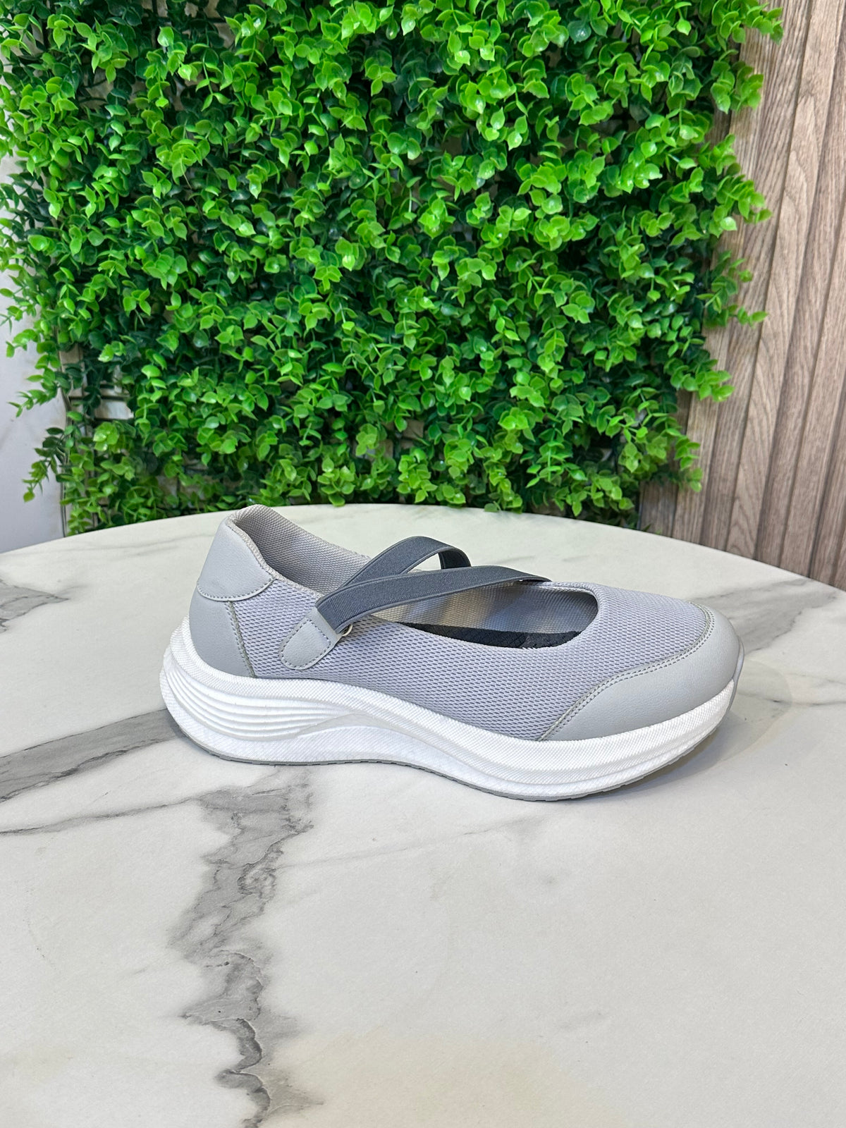 Cross-Strap Comfort Sneakers