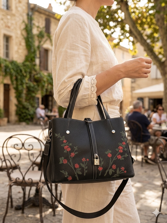 Flory Leather Handbag