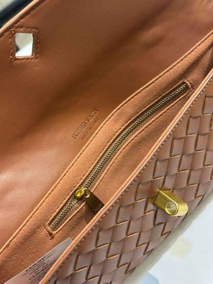 Luxury-Inspired Woven Top Handle Bag