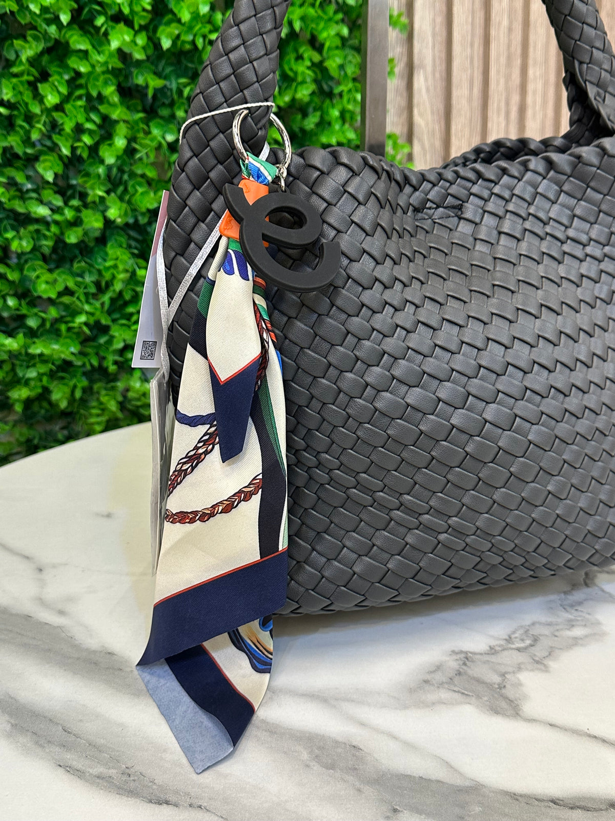 David Jones Braided Leather Bag