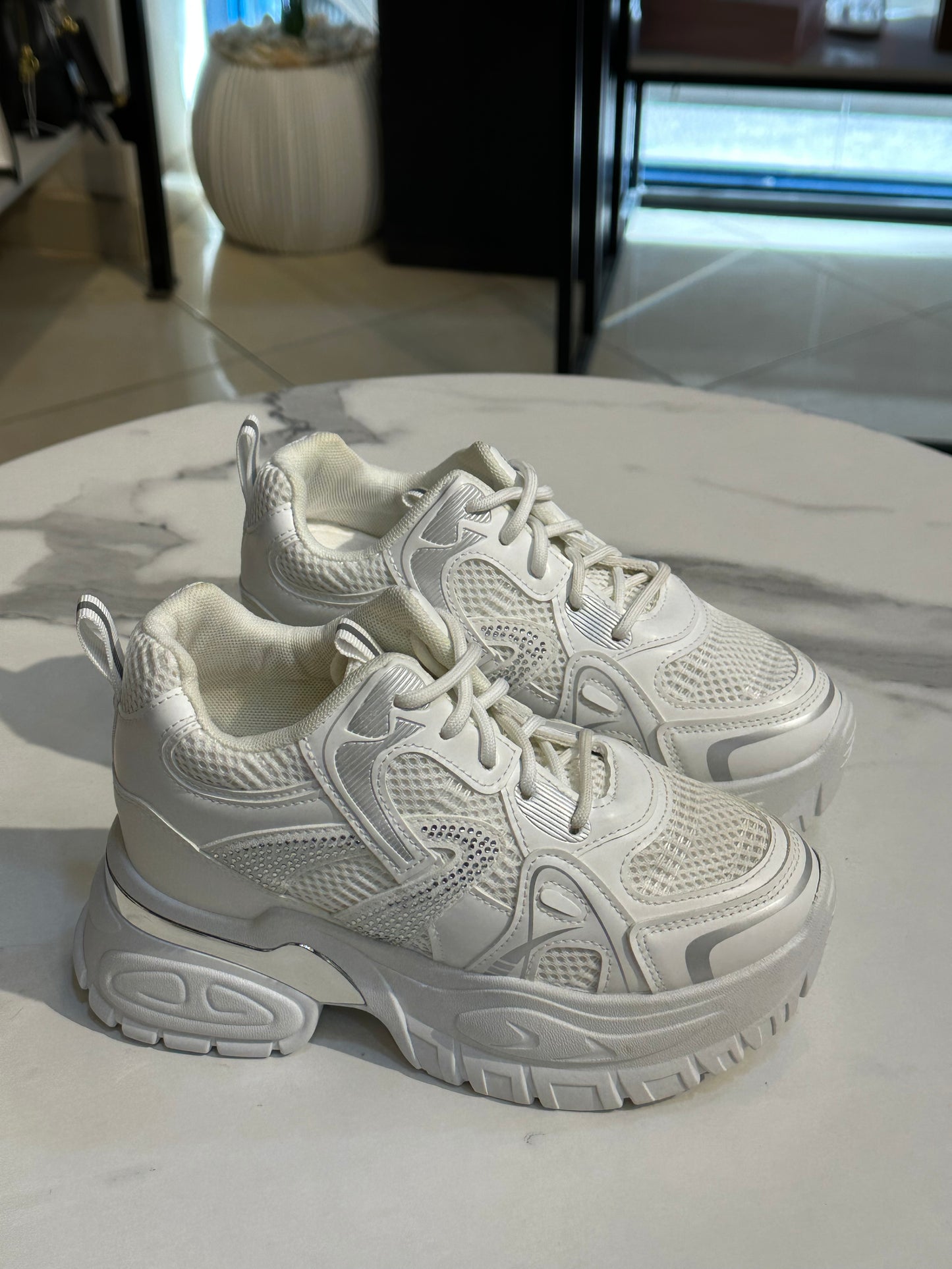 Ultra Chunky Platform Sneakers | 7CM Hidden Wedge