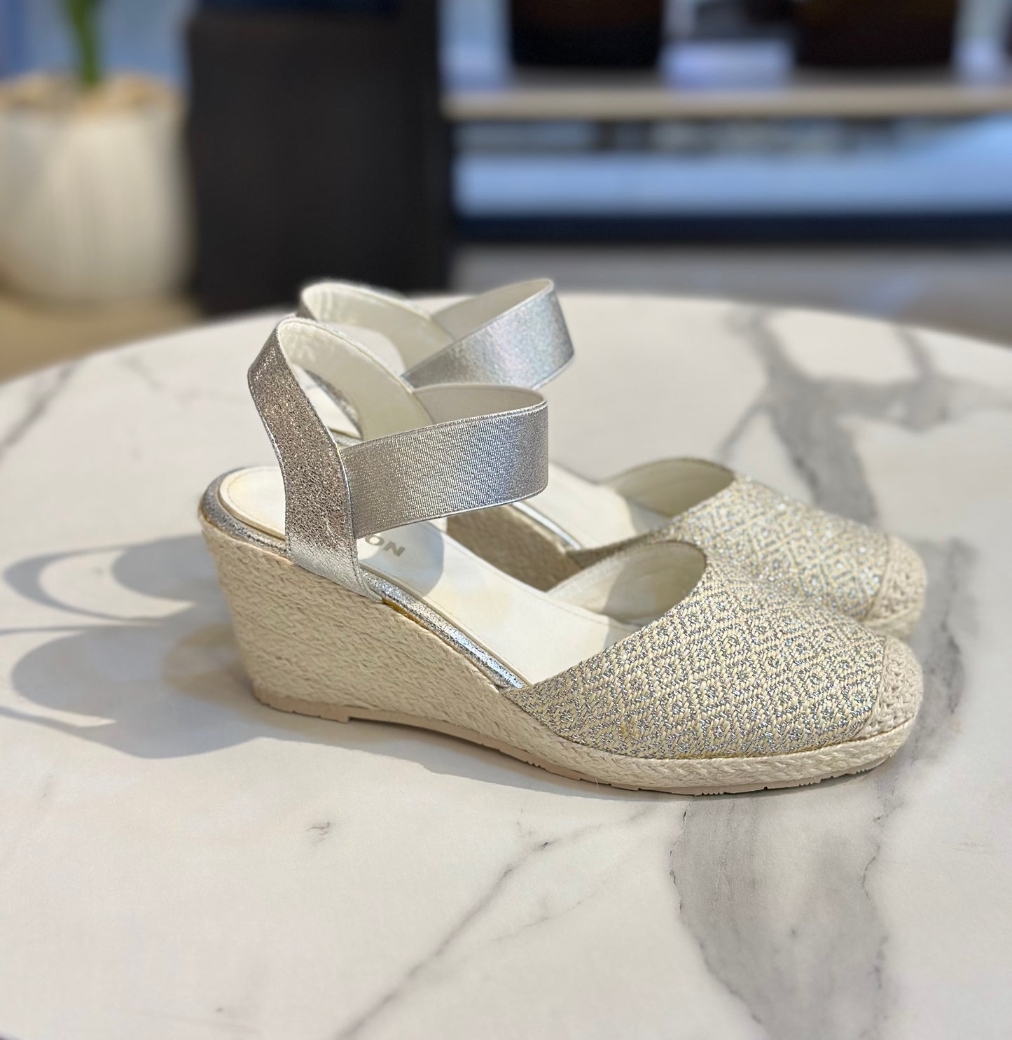 Woven Wedge Sandal