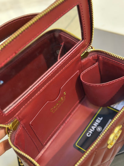 Chanel Cross-Body mirror with box