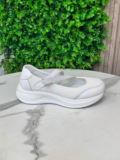 Cross-Strap Comfort Sneakers