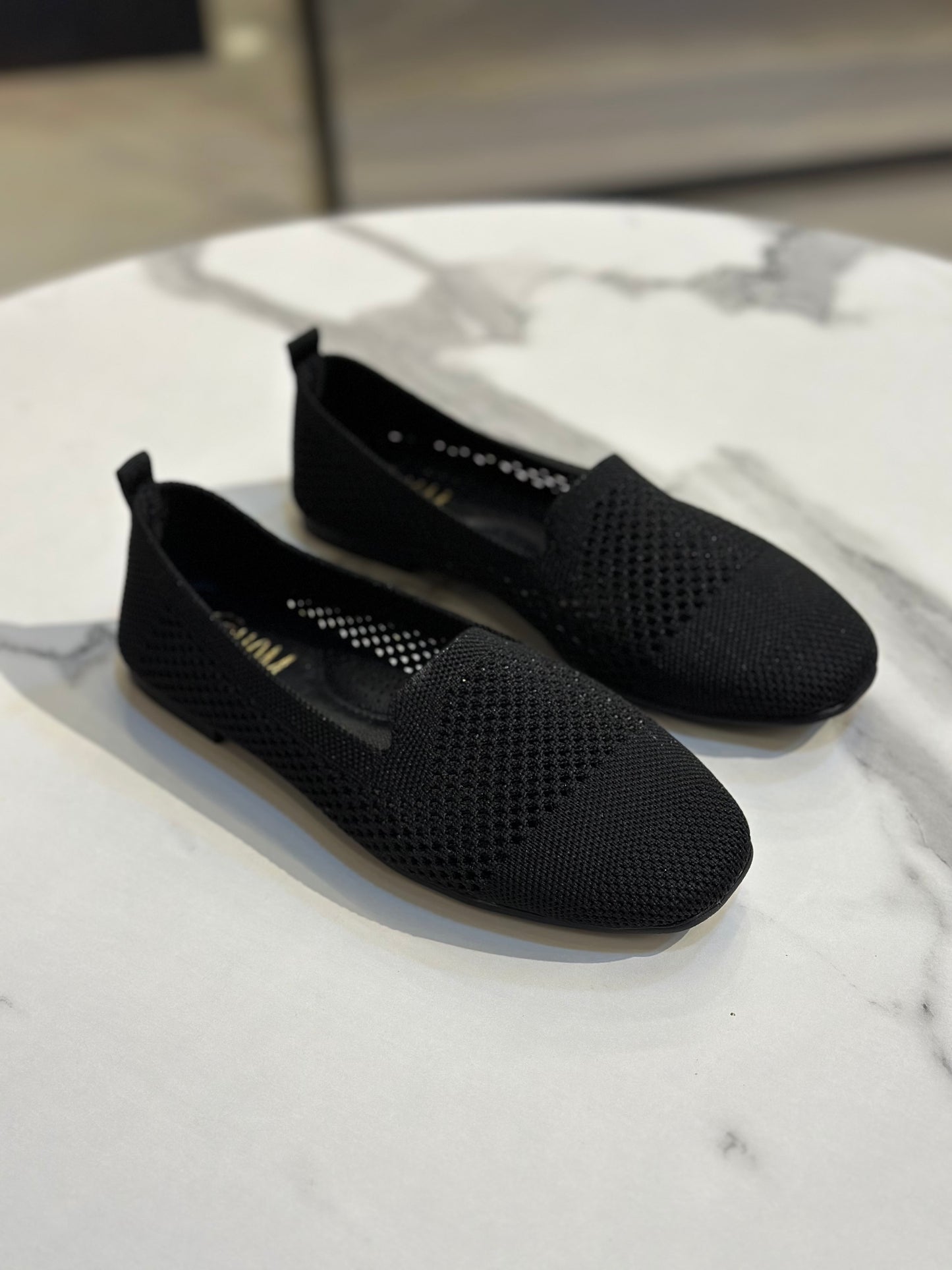 Lightweight Mesh Slip-On Flats