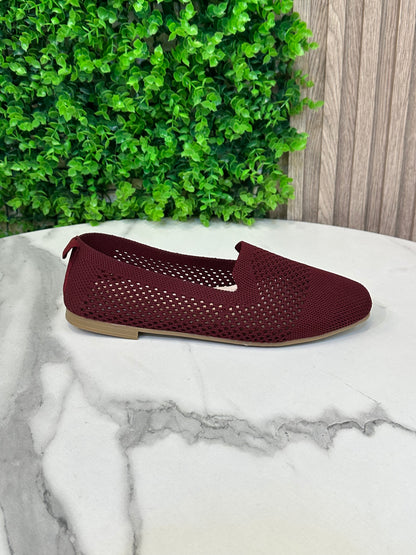 Women's Knitted Mesh Ballet Flats