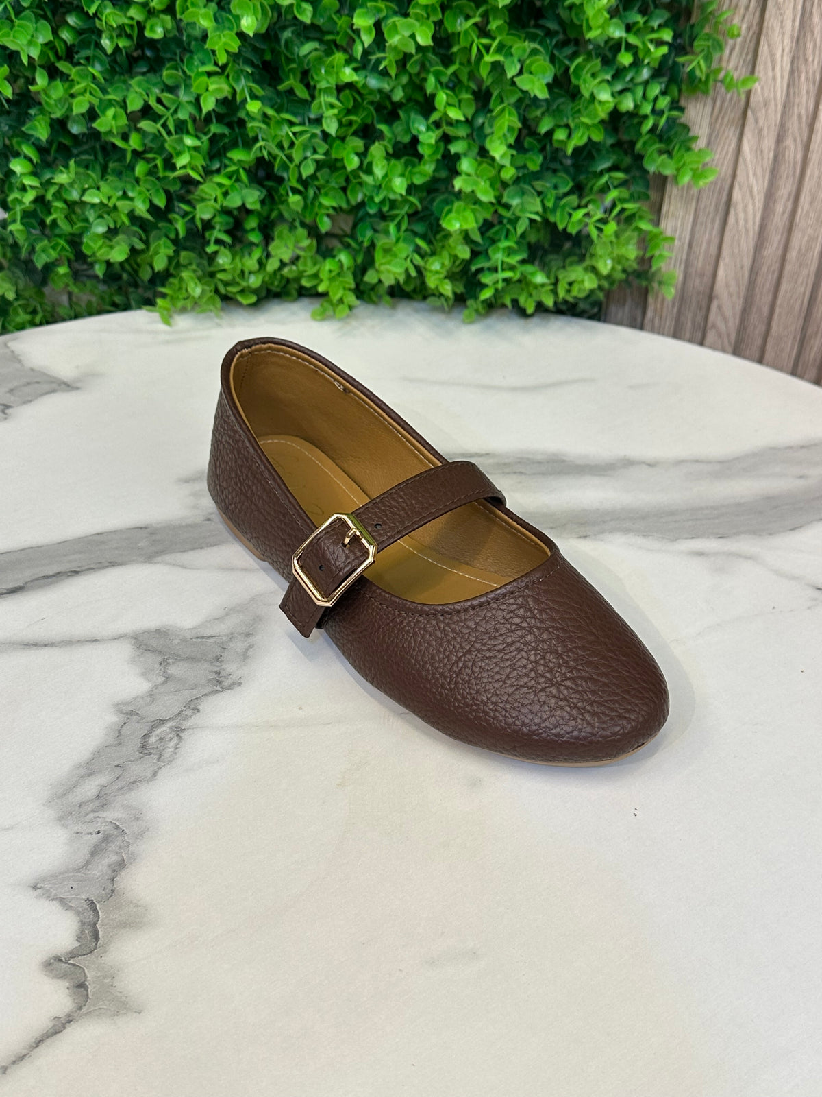 Mary Jane Buckle Flats
