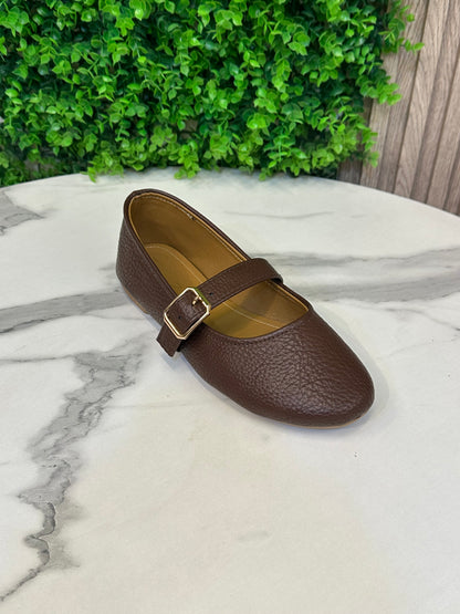Mary Jane Buckle Flats