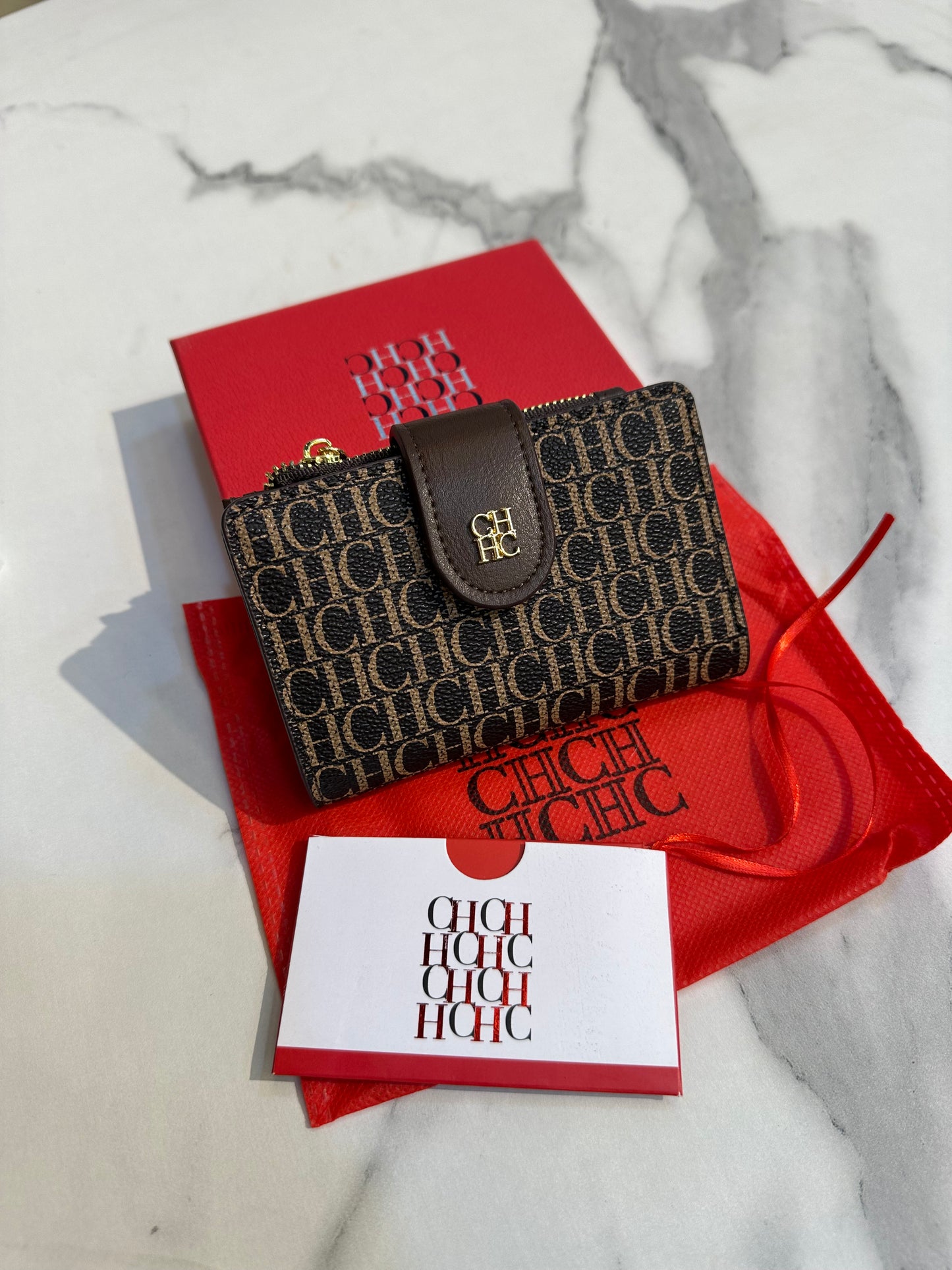 Carolina Herrera 2 Wallet with box