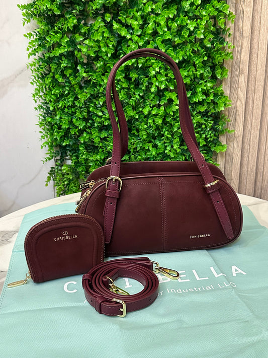 Chrisbella Oval Shoulder Bag