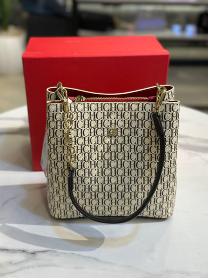 Elegant CH-Inspired Handbag – 2 Straps for Multiple Styles with Premium Box