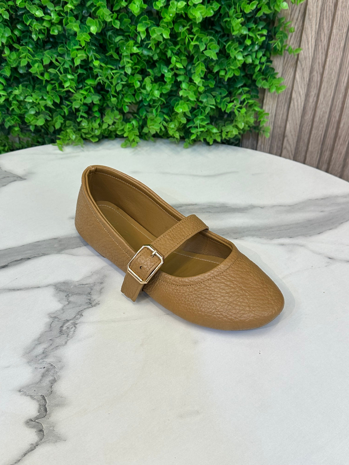 Mary Jane Buckle Flats