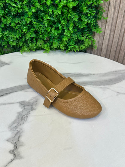 Mary Jane Buckle Flats