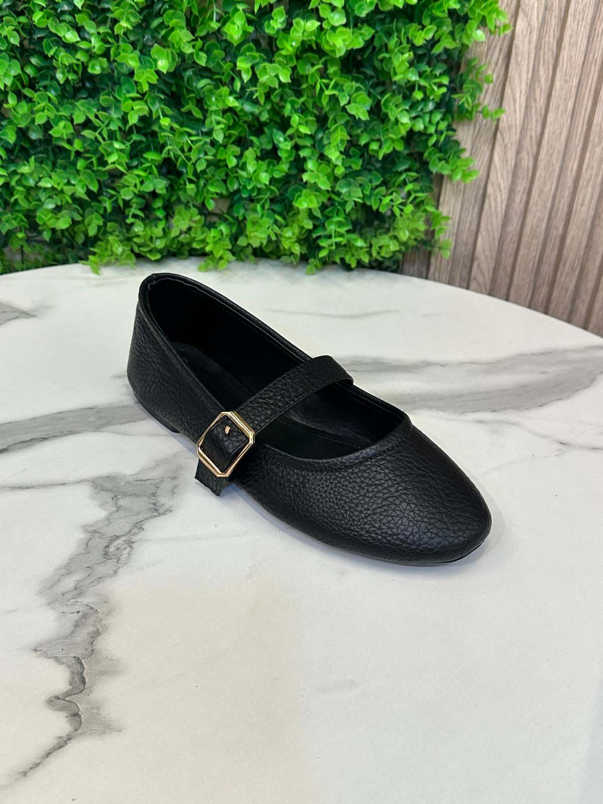 Mary Jane Buckle Flats