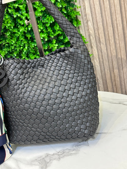 David Jones Braided Leather Bag