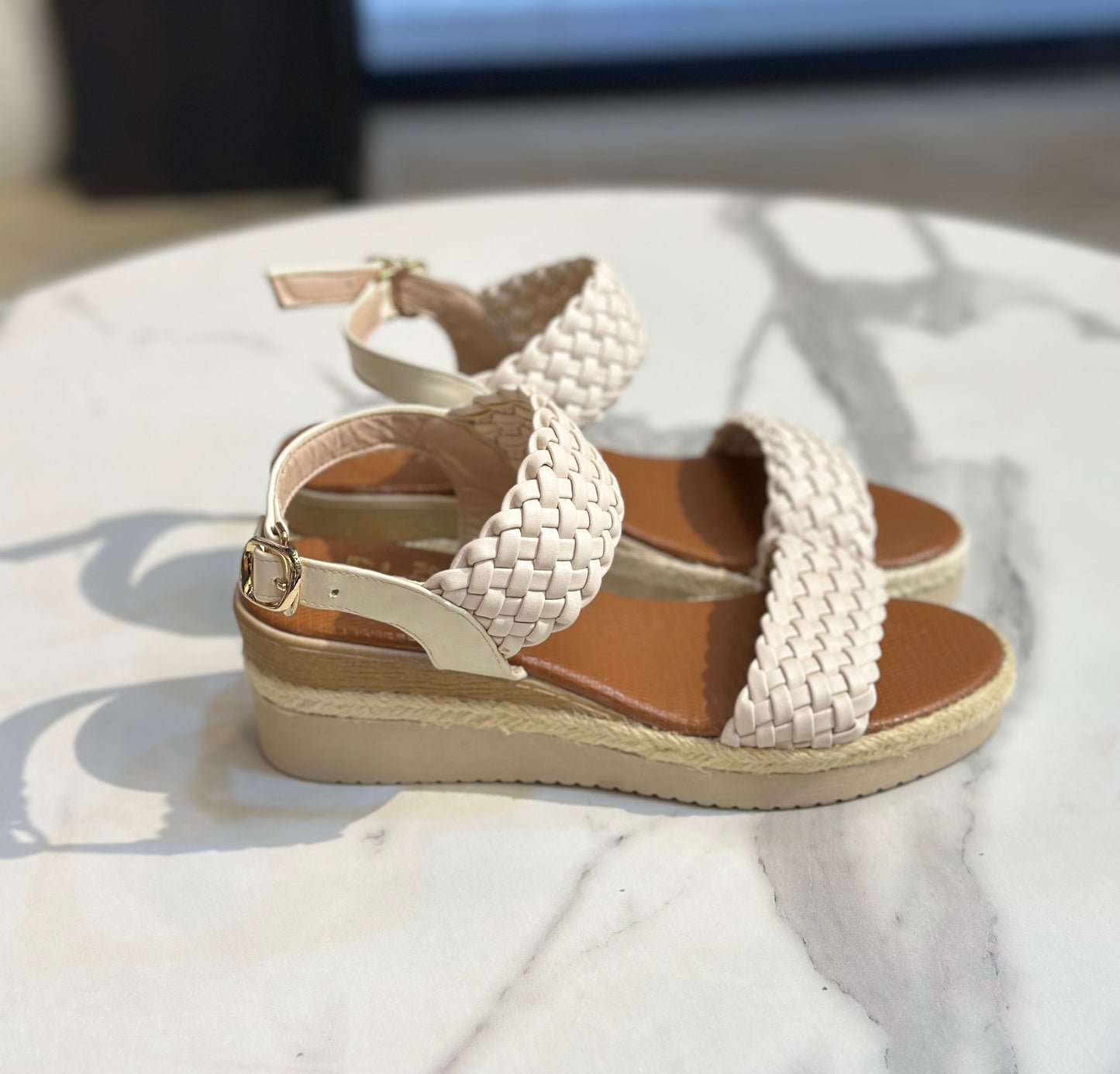 Braided Straps Comfort Sandal – 3 cm Heel