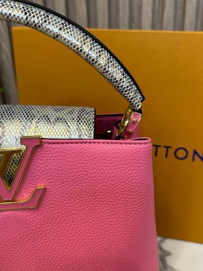 Designer-Inspired Leather Bag with Box