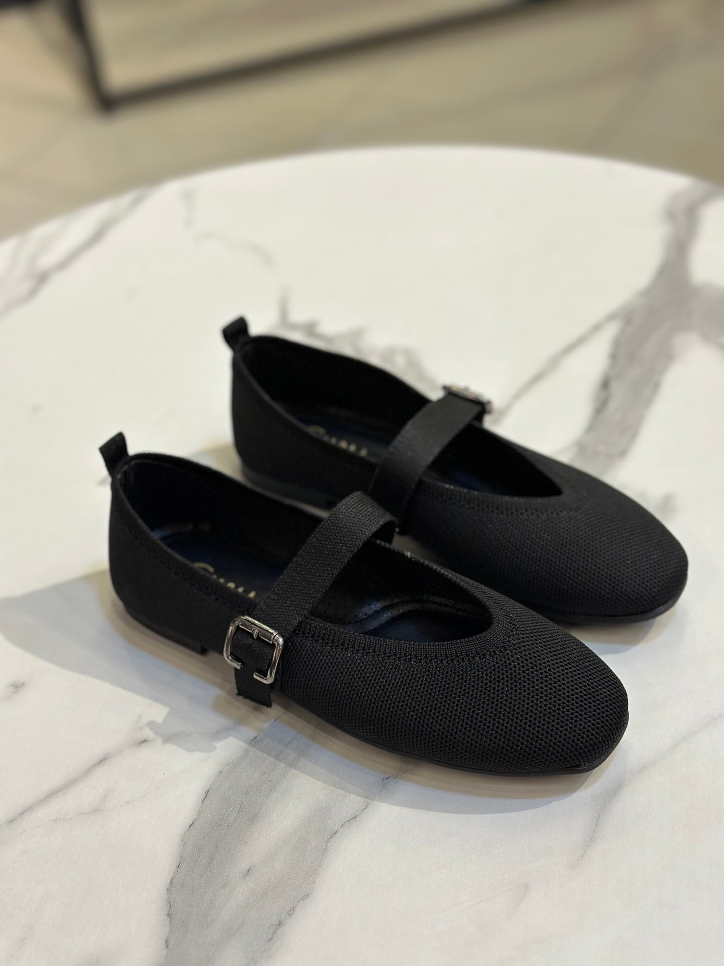 Knit Mary Jane Ballet Flat