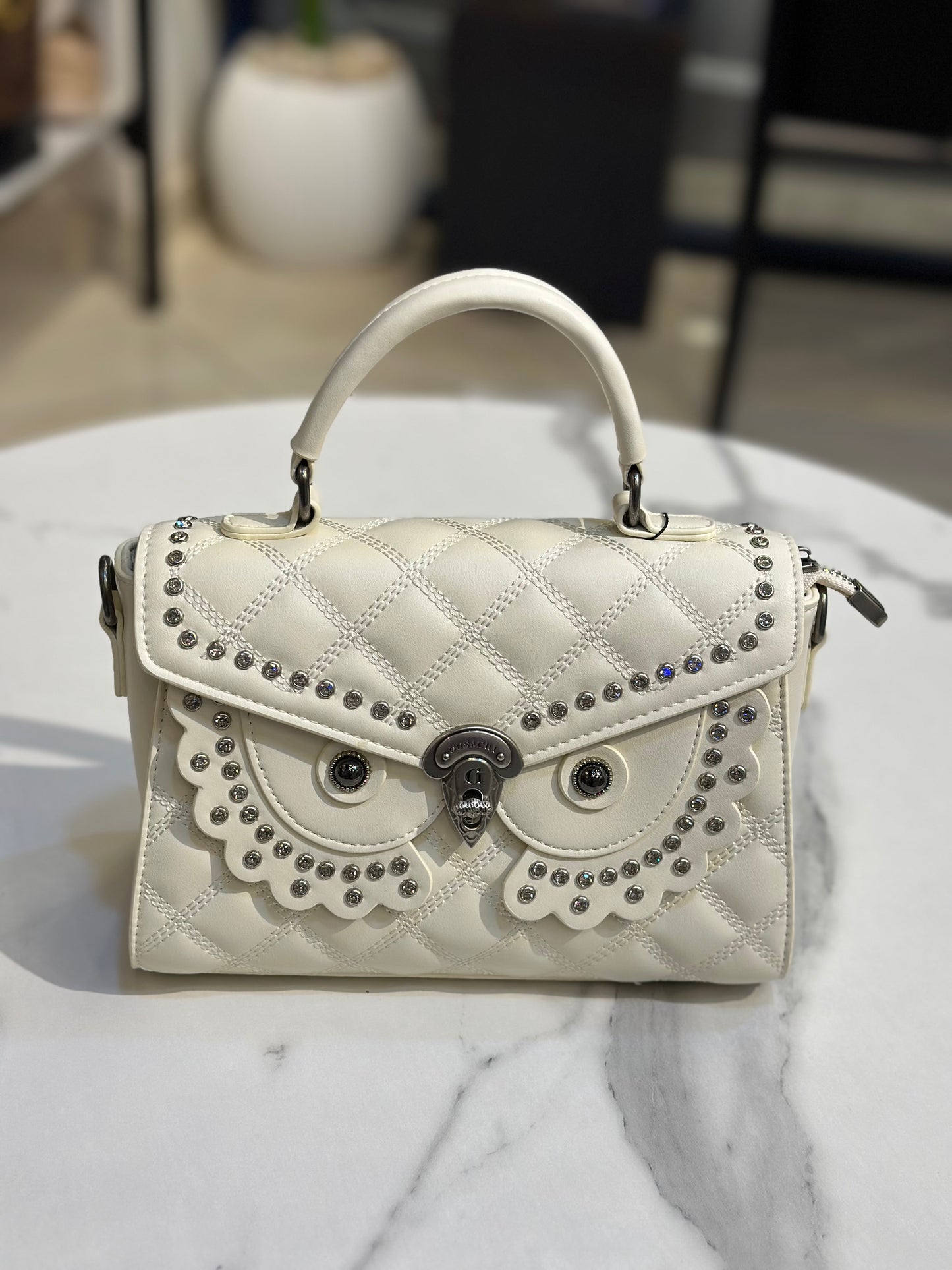 Signature Quilted Statement Bag