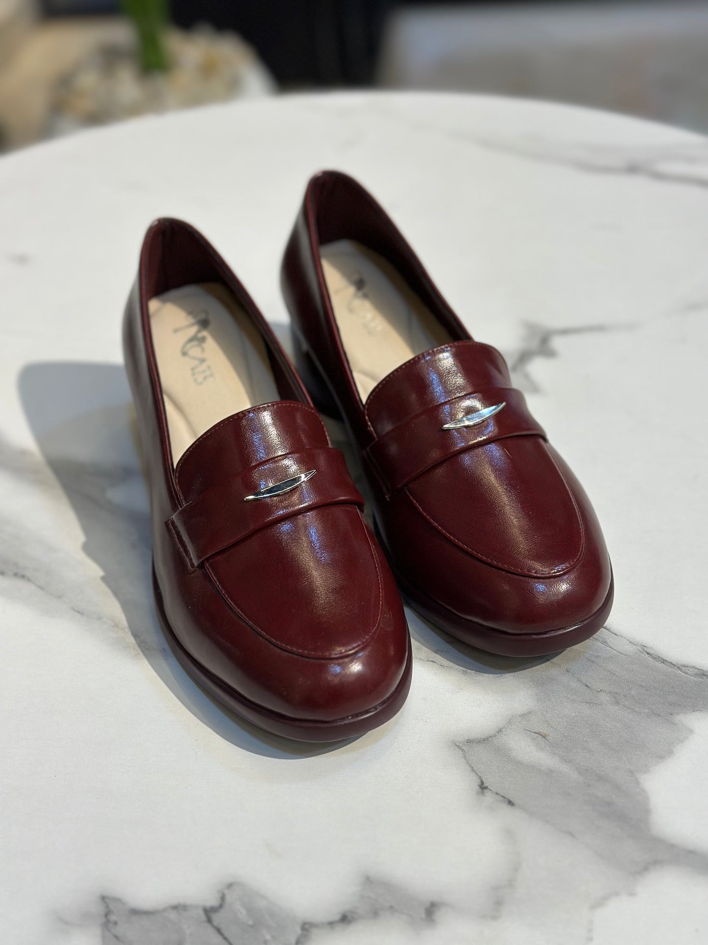 Classic Block Heel Loafer