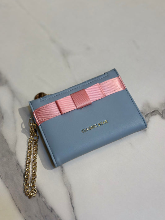 Satin Bow Detail Wallet