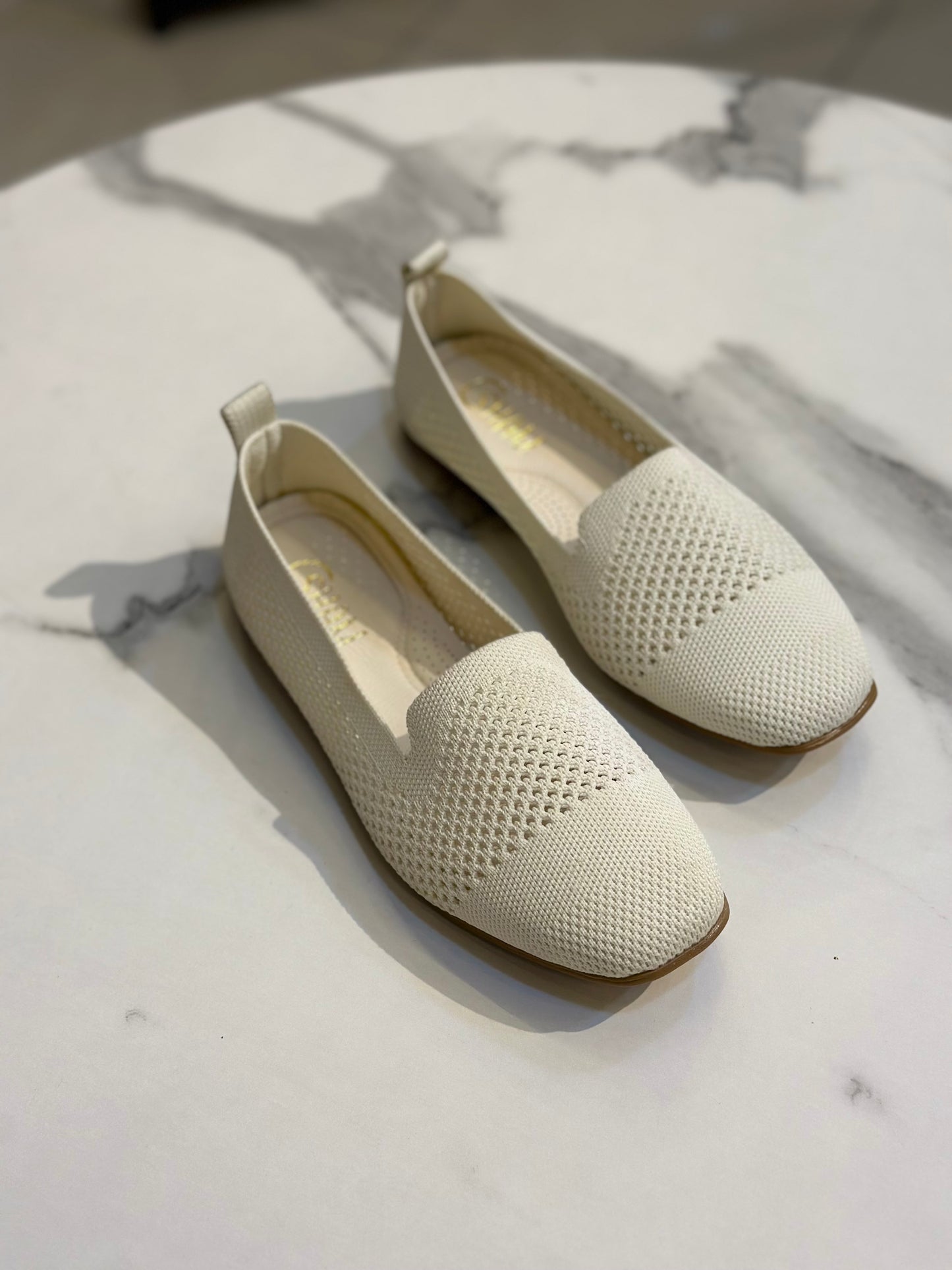 Lightweight Mesh Slip-On Flats