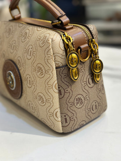 Gusachi 1981 Monogram Doctor Bag with Dual Strap