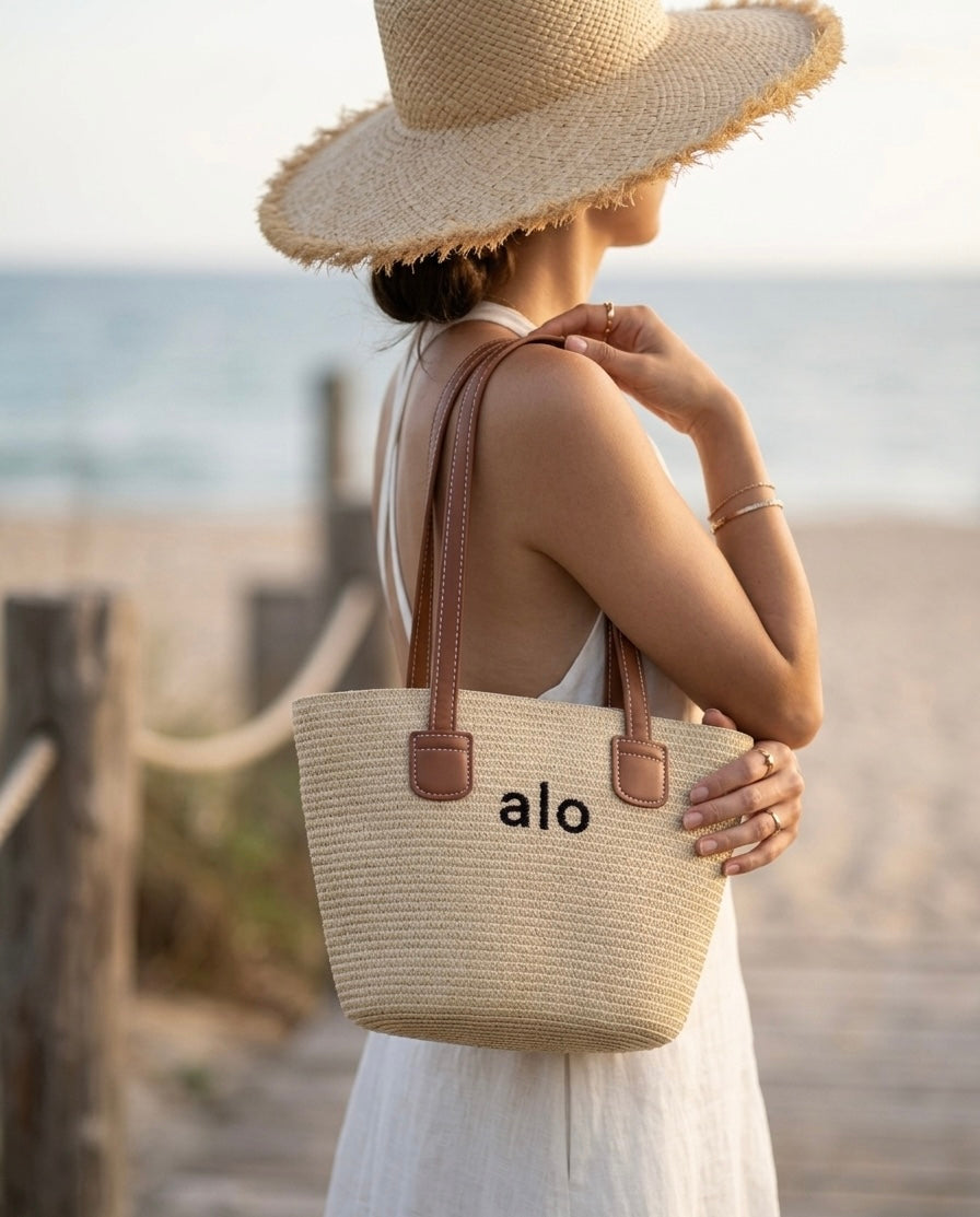 alo Coastal Tote Bag -inspired