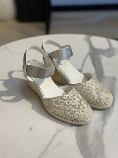 Woven Wedge Sandal