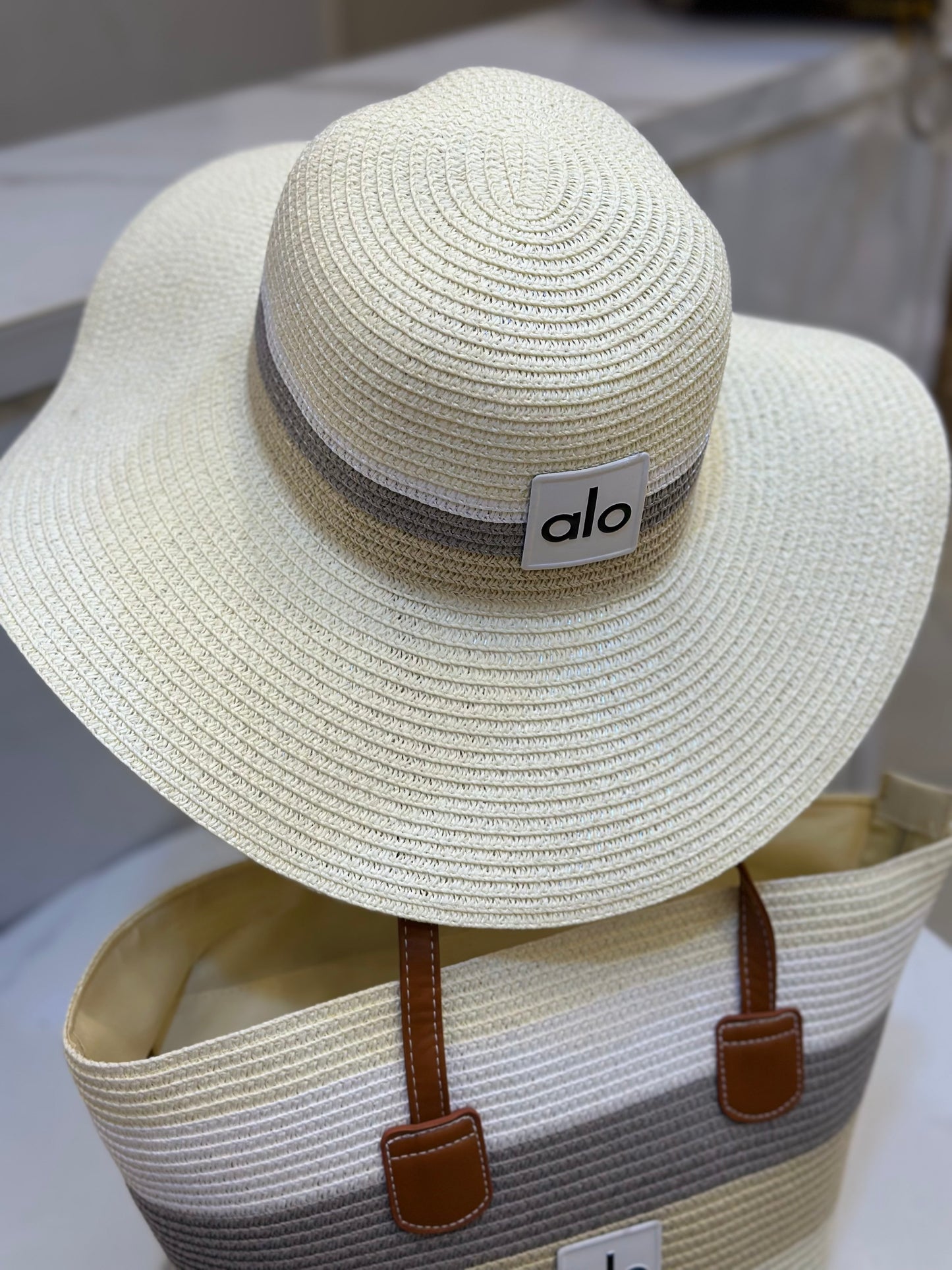 Summer Escape Beach Bag & Hat Set