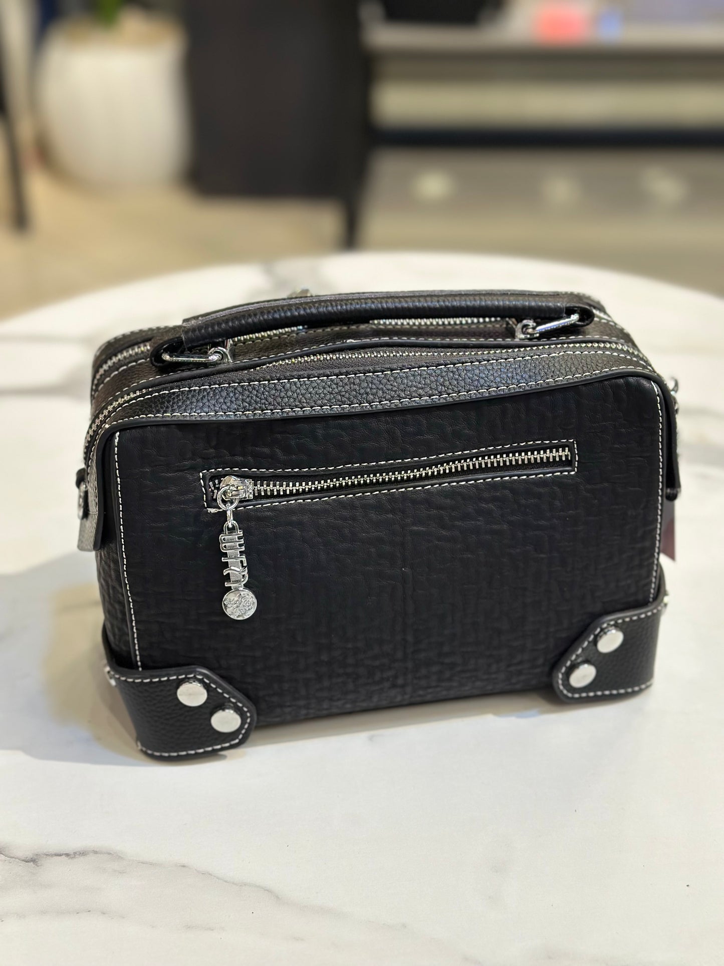 Studded Mini Boxy Bag