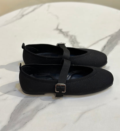 Knit Mary Jane Ballet Flat