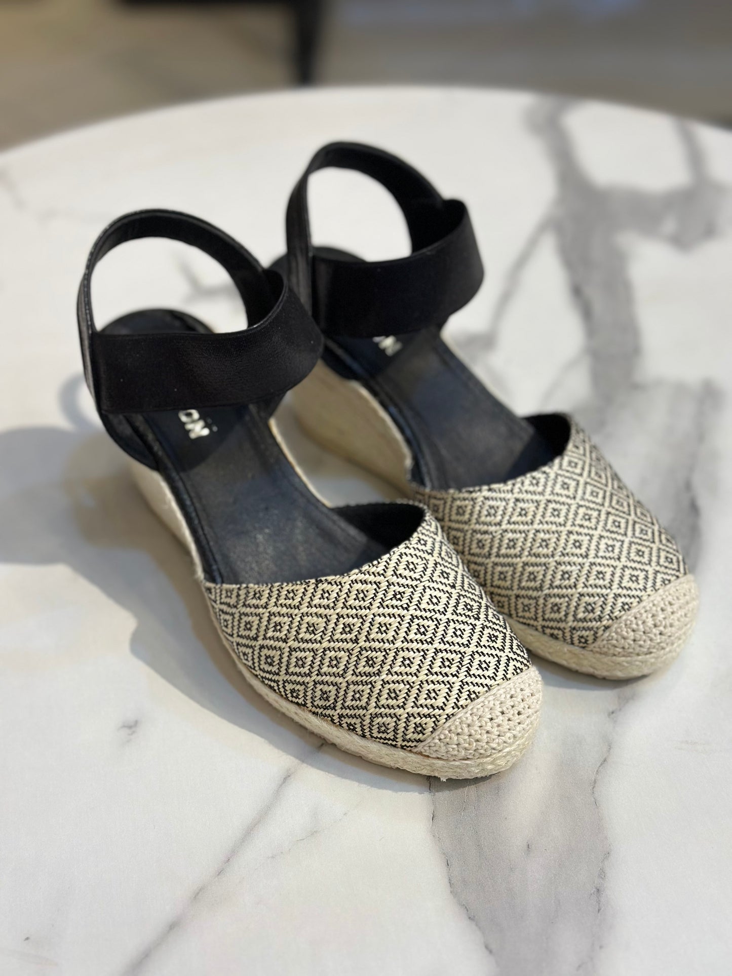 Woven Wedge Sandal